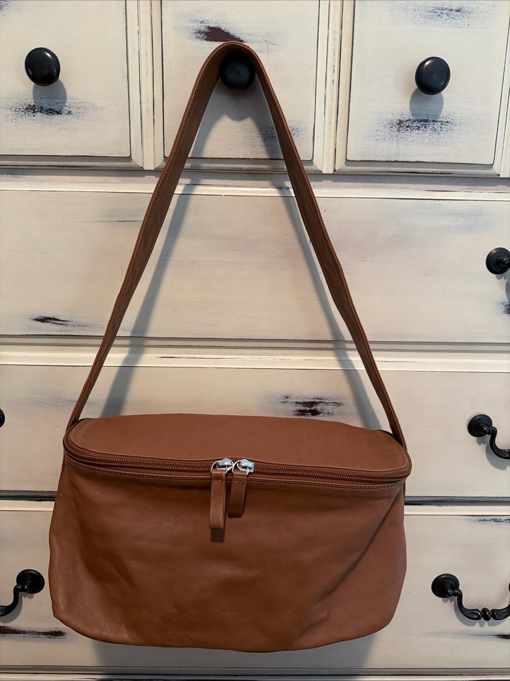 Coccinelle Leather Shoulder Bag Made Italy
